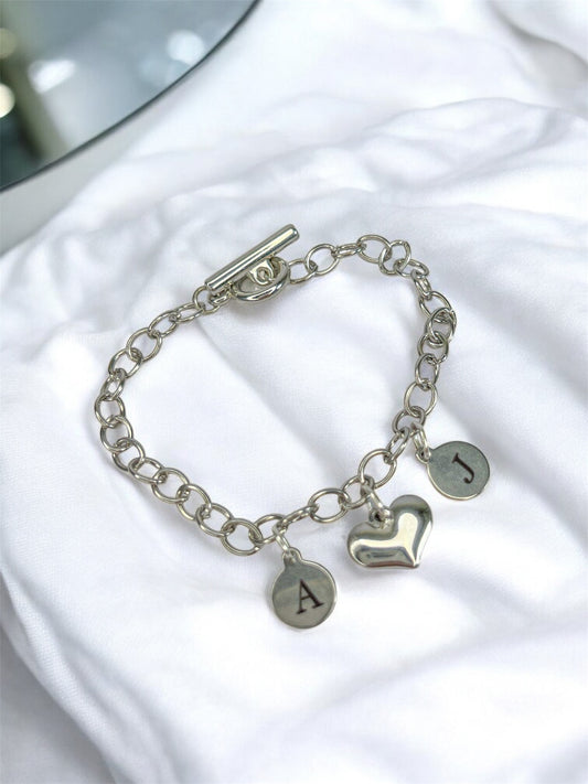 Pulsera Dos iniciales