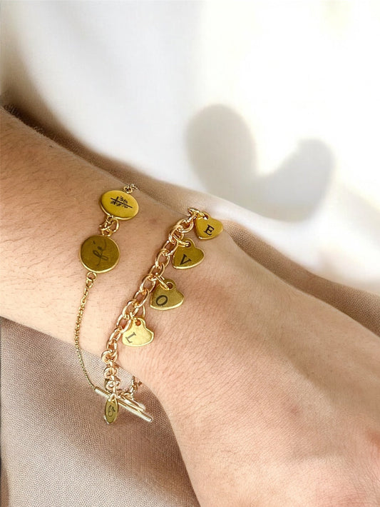 Pulsera Encanto de corazón