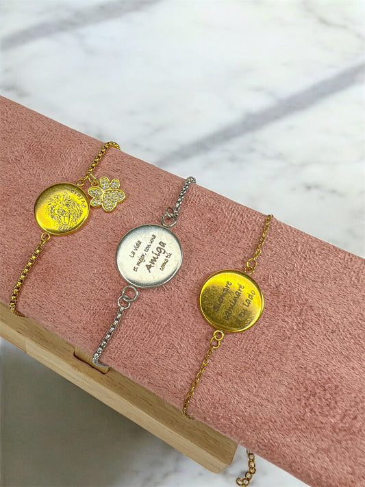 Pulseras con Grabado personalizado