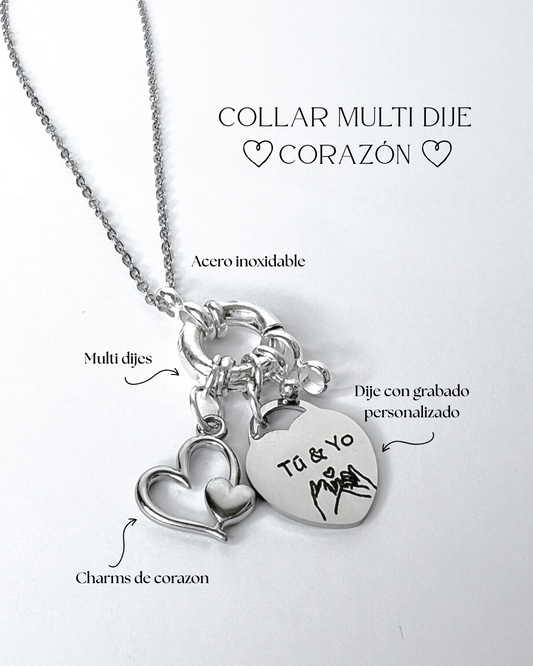 Collar Multi Corazon